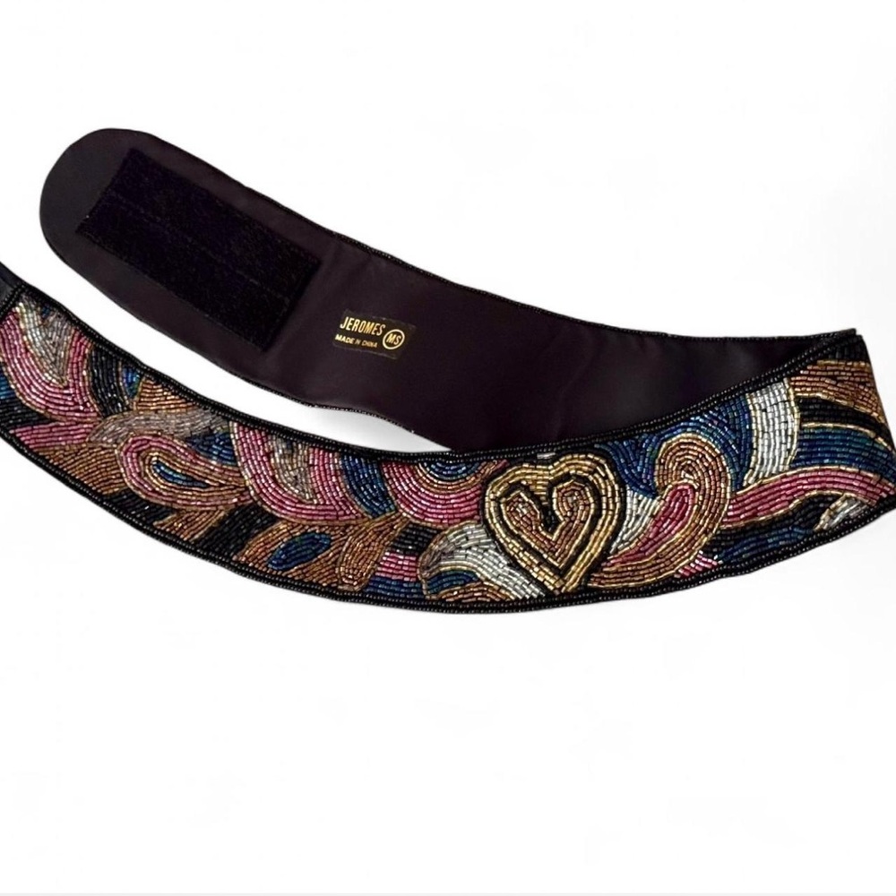 Multicolor Jeromes Beaded Embroidered Belt